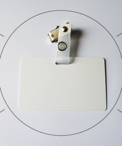 Alternative view of Pince crocodile métal badge professionnel