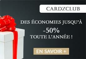Cardzclub VIP carte plastique pvc réduction cardzprinter