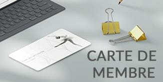 Impression carte de membre club association cardzprinter