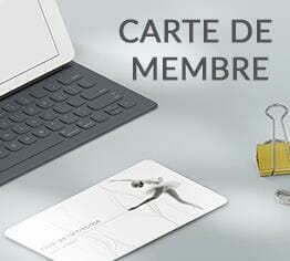 Impression carte de membre club association cardzprinter