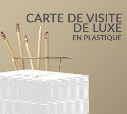 Impression carte de visite luxe carte plastique pvc cardzprinter