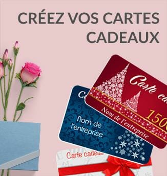 Impression cartes cadeaux cartes privilèges cardzprinter