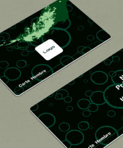Carte membre plastique Natantes verte 2