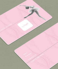 Carte membre plastique Choro rose 2