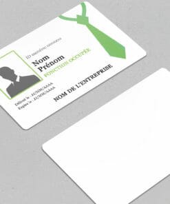 Badge professionnel nominatif Negotium Vert