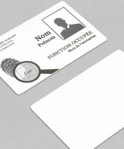 Badge professionnel nominatif Scrutatores Marron