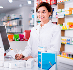 Badge Préparateur / Préparatrice en pharmacie