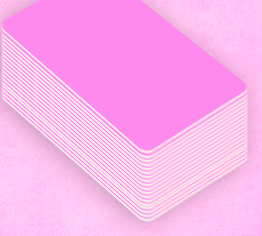 badge de couleur rose à personnaliser en ligne vous-même facilement