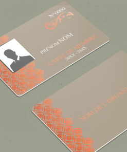 Carte Membre Sobrie Cuivre