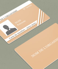 Carte Membre Viribus Marron