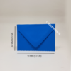 dimension emballage enveloppe bleue 93x62mm pour carte à offrir