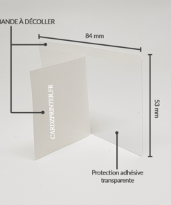 protection adhésive vendu à l'unité sur cardzprinter