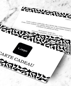 Créer une carte Cadeau plastique Coinquinationes noir