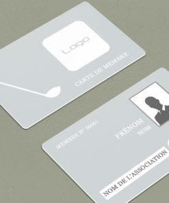 Carte Membre Clava Gris