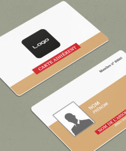 Carte Membre Secare Marron