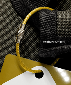 sangle idéale pour bagage en acier de couleur jaune