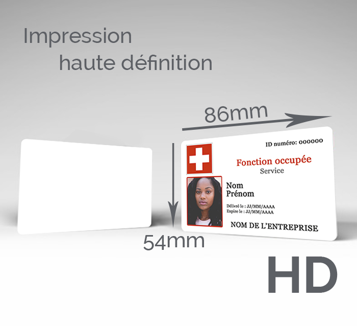 Carte d'adhérent personnalisable - Carte de membre - Impression