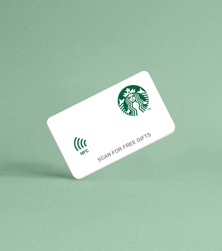 carte à puce NFC NTAG210 pour carte promotionnelle avec URL encodé