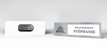 Identifiez professionnellement toutes les personnes de votre équipe avec un badge d'identification adapté